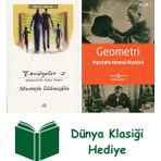 Düşün Yayıncılık Tavsiyeler (Iki Kitap Bir Arada) + Geometri + Dünya Klasiği Hediye - Hayır