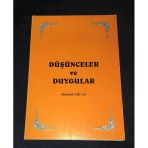 Düşünceler Ve Duygular İthaflı-İmzalı (Sahafiye Kitap)