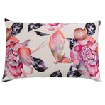 Dut İpek Yastık Kılıfı Çift Taraflı 16 mm Fermuarlı Baskılı Renkler 40x80cm - Saç ve Cilt için Lüks Yumuşaklık Hipoalerjenik ve Nefes Alabilir Yatak