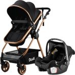 Duux Gold Siyah Apex Travel Sistem Bebek Arabası