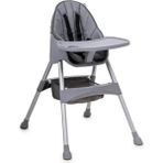 Duux Omega Basic Dikişsiz Mama Sandalyesi Gri 0-3 Yaş İçin Taşınabilir ve Kolay Temizlenebilir