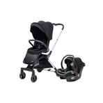 Duux Pro Black 360 Derece Dönebilen Çift Yönlü Travel Sistem Bebek Arabası