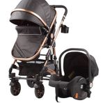 Duux Siyah Max Travel Sistem Bebek Arabası