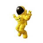 Duvar Aksesuarı Astronot Obje Sarı Siyah