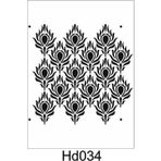 Duvar Dekor Stencil Şablon (40x40) HD-034