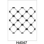 Duvar Dekor Stencil Şablon (40x40) HD-047
