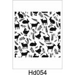 Duvar Dekor Stencil Şablon (40x40) Hd-054