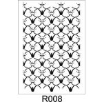 Duvar Dekor Stencil Şablon (40x40) R-008