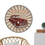 Duvar Dekoru İçin Yuvarlak Metal Tabelalar | Dekoratif Boyama, Posterler ve Baskılar, Duvar Sanatı, Dekoratif Tabelalar ve Plaketler, Ev Ailesi İçin 30 cm Çap