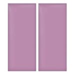 Duvar Dolgusu, 2 Adet 3D Yastıklı Duvar Paneli, Mor, 20 x 50 cm, Kendinden Yapışkanlı Ses Geçirmez Ped, Çocuk Odası için Darbeye Dayanıklı Duvar Çıkartmaları, Yatak Başlığı Dekorasyonu