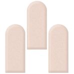 Duvar Dolgusu, 3 Adet Açık Pembe Çarpışma Önleyici Duvar Dolgusu, Darbeye Dayanıklı Döşemeli Paneller, Soyma ve Yapıştır Çocuk Odası için 3D Duvar Çıkartmaları, Yatak Başlıkları, 20 x 45 cm