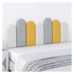 Duvar Dolgusu, 3 cm Kalın Yastıklı Başlık - Darbeye Dayanıklı 3D Duvar Pedi, İç Dekorasyon için Kendinden Yapışkanlı Dolgulu Duvar Panelleri, Boyut: 100 x 55 cm, Kaplama