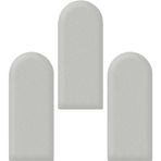 Duvar Dolgusu, 3D Duvar Dolgusu - Çocuk Odaları, Yatak Odaları, Yatak Odaları, Başlıklar, Çocuk Odaları, Çocuk Odaları, Çocuk Odaları, Dans Kulüpleri için Döşemeli Paneller - Gri, 20 x 45 cm Dekoratif