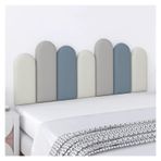 Duvar Dolgusu, 3D Soyma ve Yapıştırma Dolgulu Duvar Panelleri - 3 cm Kalınlığında Çarpışma Önleyici Döşemeli Yatak Başlığı Panelleri, İç Duvar Dekoru için, Boyut: 120x55 cm, Çocuk Odaları ve Oyun için