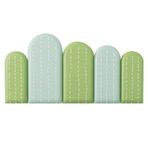 Duvar Dolgusu, 3D Yastıklı Duvar Panelleri, 3 cm Kalın Darbeye Dayanıklı Dolgu, Yatak Odası için Su Geçirmez PU Duvar Kağıdı, Yumuşak Duvar Yastıkları (C, 120 x 60 cm) - Mig