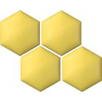 Duvar Dolgusu, Çocuklar için 3D Altıgen Darbeye Dayanıklı Dolgu - Dolgulu Kendinden Yapışkanlı Dekoratif Paneller, 2/3/4 Parça Paketler, Oturma Odası Yatak Başlığı Yastığı, veya