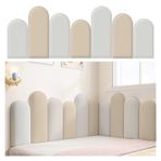 Duvar Dolgusu, Çocuklar için 3D Başlık Çıkartması - 3 cm Kalın Darbeye Dayanıklı Duvar Pedi, Dolgulu Duvar Panelleri, Yatak Odası Dekorasyonu için Yumuşak Tatami Çıkartmalar