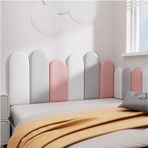 Duvar Dolgusu, Çocuklar için 3D Çarpışma Önleyici Duvar Dolgusu, Kendinden Yapışkanlı Yumuşak PU Köpük Duvar Koruyucu Paneller, Bebek Geçirmez Yatak Odası ve Çocuk Odası için (71x23,6 inç)