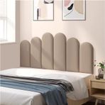 Duvar Dolgusu, Çocuklar için 3D Darbeye Dayanıklı Duvar Pedi - Yumuşak Oval Duvar Panelleri, Kendinden Yapışkanlı Yastıklı Başlık, Çocuk Odası ve Oyun Odası Dekorasyonu, Yastık