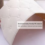 Duvar Dolgusu, Kendinden Yapışkanlı 3D Duvar Panelleri - Kalınlaştırılmış Çarpışma Önleyici Dolgu, Çıkarılabilir Deri Duvar Kağıdı, Yumuşak Yastık Duvar Çıkartmaları (Pembe ve Beyaz, 4'lü Set)