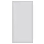 Duvar Dolgusu, Kendinden Yapışkanlı Döşemeli Duvar Panelleri, 1,5 cm Kalın Duvara Monte Yatak Başlıkları, Yatak Odası/Oturma Odası için Açık Gri Dolgu, 20x50 cm Dekoratif Duvar Yastığı