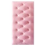 Duvar Dolgusu, Pembe Döşemeli Duvar Panelleri - 3D Soyma ve Çubuk Başlık, Ses Geçirmez Duvar Çıkartmaları, Duvara Monte Dekor, Çarpışma Önleyici Pedler, Yatak Odası İyileştirmesi için 8'li Set