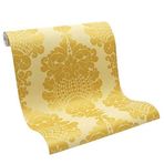 DUVAR KAĞIDI Duvar Kağıdı Altın Rengi Damask Desen D-DEPT Extravaganza - Kağıt