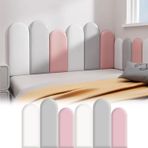 Duvar Koruması, 3D Yumuşak Çocuk Duvar Panelleri - Güvenlik Dolgusu, Kendinden Yapışkanlı Yatak Başlığı, Çocuk Odası, Bebek Odası, Başlık, Yurt için Darbeye Dayanıklı Koruma (