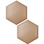 Duvar Koruması, Çocuklar için Çarpışma Önleyici 3D Duvar Koruması - Dolgulu Altıgen Paneller, Oturma Odası için Kendinden Yapışkanlı Dekoratif Yatak Başlığı, 2/3/4'lü Set (Açık Kahverengi, 25 x 29 cm