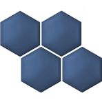 Duvar Koruyucu, 3D Çarpışma Önleyici Altıgen Çocuk Duvar Koruyucusu - Kendinden Yapışkanlı Dekoratif 4 Panel Seti, Oturma Odası için Koyu Mavi Yatak Başlığı Minderi (25 x 29 cm)