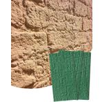 Duvar Panelleri Taş Efekti, 4'lü Paket 3D Sahte Taş Tuğla Duvar Panelleri, Kalın 3 cm İç Dekor, Dış Mekan Vurgulu Duvar Kaplamaları, Modern Tasarım için 45 "x 23" Yeşil Kaplama Duvar Kağıdı
