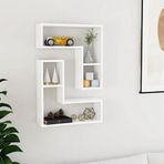 Duvar Rafı, Kitaplık, Dekoratif, Ahşap, Raflar ve Vitrinli Bölmeler İçerir
