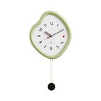 Duvar Saati Duvar Saati Modern - Oturma Odası, Mutfak Aksesuarları, Ev, Yatak Odası, Okul, Ofis için Duvar Saatleri için Büyük Adet - Beyaz/Yeşil/Siyah Saat Duvarı (Yeşil)