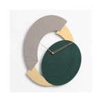 Duvar Saati Oturma Odası Kişiselleştirilmiş Yaratıcılık Modern Sadelik İskandinav Lüks Ev Saati Moda Duvar Dekoru Sanatı, 48 x 60 cm Horloge Duvar Resimleri (Grijs)