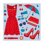 Duvar Tasarım DC 2219 50x70 cm İllustration Fashion Kanvas Tablo