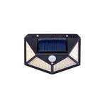 Duvar Tipi Solar Led Aplik Sensörlü 100 Led 4 Yönlü Aydınlatma Sm8026 2618360