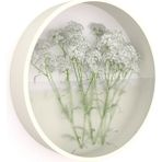 Duvara Asılan Teraryum Çiçek Saksısı Beyaz - 30 CM