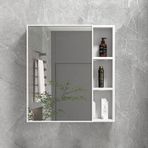 Duvara Monte Banyo Ayna Dolabı Su Geçirmez ve Nem Geçirmez Depolama Çözümü Duş Odası için Sönümleme Aksesuarları Küçük Alanlar için Çok Yönlü Nization