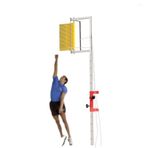 Duvara Monte Dikey Atlama Test Cihazı, Dikey Atlama Ölçüm Aleti, 1,3-3,6 Metre Yüksekliği Ayarlanabilir, Yetişkinler için Dikey Atlama Çubuğu, Egzersiz Aleti