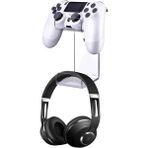 Duvara Monte Edilebilen Siyah Gaming Ps4 Ps5 Xbox Joystick Controller Tutucu ve Kulaklık Standı