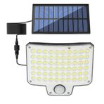 Duvara Monte Güneş Enerjili LED Dış Mekan Aydınlatma,Hareket Sensörlü Güneş Panelli Duvar Feneri - Bahçe Yürüyüş Yolu Ve Araç Girişi İçin Ev Dış Cephe Aydınlatma Sistemleri