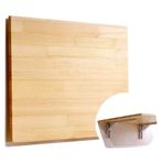 Duvara Monte Katlanır Ahşap Yemek Masası Mutfak Çamaşır Odası veya Restoran için Sağlam ve Sağlam Duvar Masası Tezgahı veya Dizüstü Bilgisayar Masası 47 "x 12" Tek Renk
