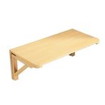 Duvara Monte Katlanır Masa Yerden Tasarruflu Bilgisayar Masası Ofis Çamaşırhane Stüdyosu için Çok Fonksiyonlu Açılır Yaprak Masa Küçük Alanlar (Boyut: 100x50 cm/39x20 inç)