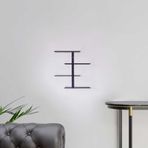 Duvara Monte Şaraplık – 4 Şişelik Modern Metal Şişelik – Minimalist Endüstriyel Duvar Tipi Şarap Rafı