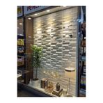 Duvarım 3 Boyutlu Boyanabilir PVC Duvar Paneli Gold (50-50 cm 4 adet-1 metrekare)