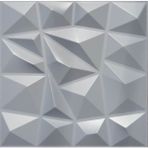 Duvarım 3 Boyutlu PVC Boyanabilir Duvar Paneli Prestige 50-50cm 1m2 (4 Adet) - Beyaz - 50 x 50 cm