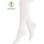 Düven Kız Çocuk Bambu Beyaz Külotlu Çorap ( Orta Klaın Yumuşak & Konfor Bambbo Çorap )
