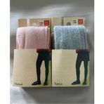 Düven Pamuk 2'li Kız Çocuk Cotton Gri Pembe Külotlu Çorap - Gri - Pembe