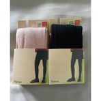 Düven Pamuk 2'li Kız Çocuk Cotton Siyah Pembe Külotlu Çorap - Siyah-Pembe