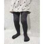 Düven Parlak Stil Simli Siyah Kız Çocuk Külotlu Çorap - Shiny Stil Pantyhose